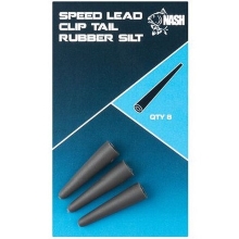 NASH - Prevlek na závesku Speed Lead Clip Tail Rubber Silt