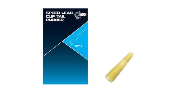 NASH - Prevlek na závesku Speed Lead Clip Tail Rubber Weed Green