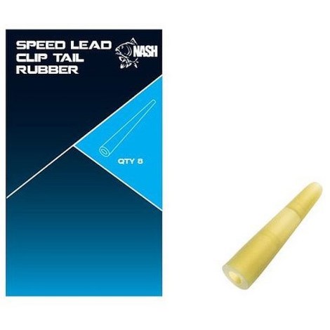 NASH - Prevlek na závesku Speed Lead Clip Tail Rubber Weed Green