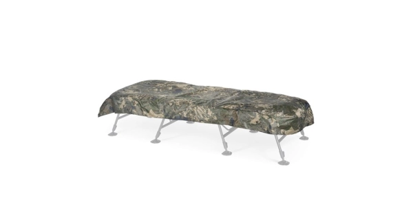 NASH - Prikrývka na lehátko Indulgence Waterproof Bedchair Cover Camo Standard
