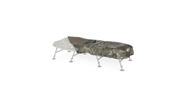 NASH - Prikrývka na lehátko Indulgence Waterproof Bedchair Cover Camo Standard