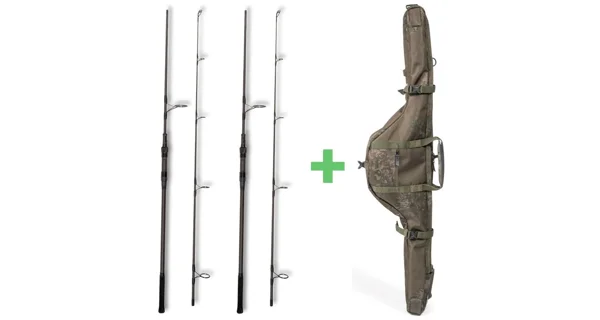NASH - Prút Scope OPS Abbreviated 3,25 lb 2,7 m 2 ks + Puzdro na prút Scope OPS Soft Protect 2 Rod Skin 9 ft Zadarmo