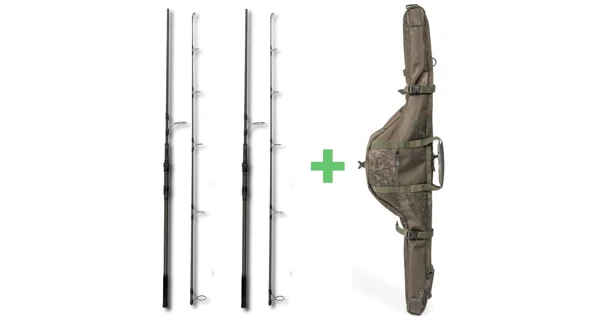 NASH - Prút Scope OPS Abbreviated 3,25 lb 2,7 m 2 ks + Puzdro na prút Scope OPS Soft Protect 2 Rod Skin 9 ft Zadarmo