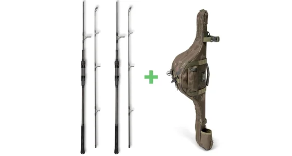 NASH - Prút Scope OPS Abbreviated 3,5 lb 1,8 m 2 ks + Puzdro na prút Scope OPS Hi Protect 2 Rod Skin 10 ft Zadarmo