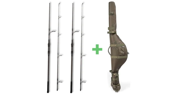 NASH - Prút Scope OPS Abbreviated CG (Ceramic) 3,5 lb 3 m 2 ks + Puzdro na prút Scope OPS Hi Protect 2 Rod Skin 10 ft Zadarmo