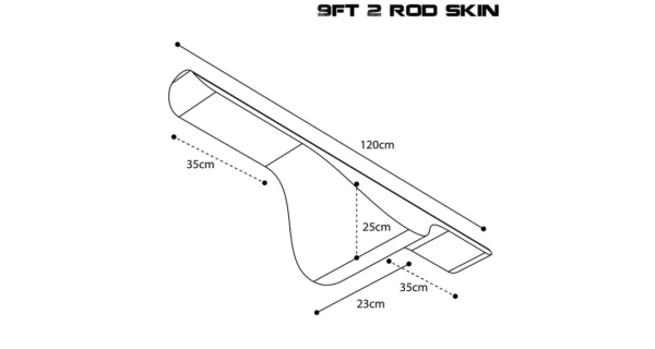 NASH - Puzdro na prút Scope OPS Hi Protect 2 Rod Skin 9 ft