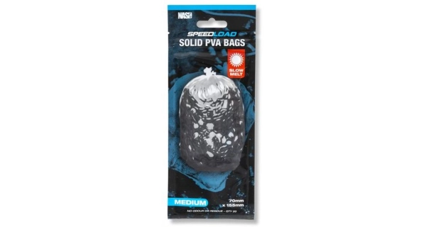 NASH - PVA vrecká Speedload Solid PVA Bags Slow Melt veľ. M