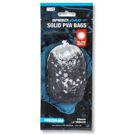 NASH - PVA vrecká Speedload Solid PVA Bags Slow Melt veľ. M