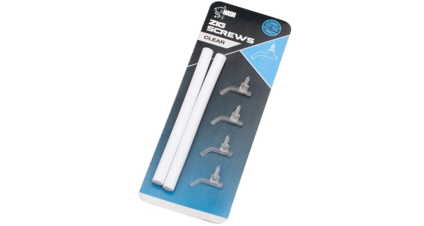 NASH - Rovnátka Zig Screws číra 4 ks