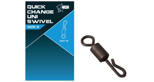 NASH - Rýchlovýmenný obratlík Quick Change Uni Swivel 10 ks