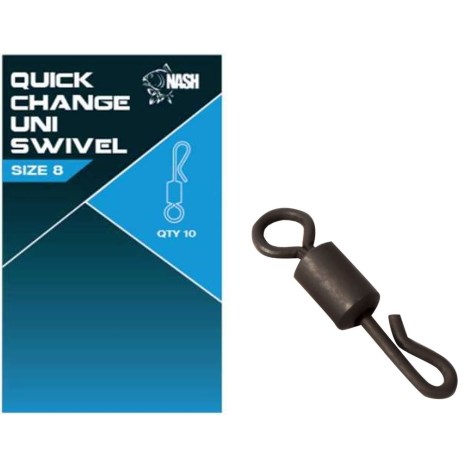 NASH - Rýchlovýmenný obratlík Quick Change Uni Swivel 10 ks