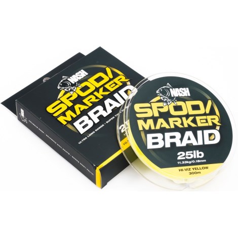 NASH - Šnúra Spod & Marker Braid Yellow 0,18 mm 11,33 kg 300 m