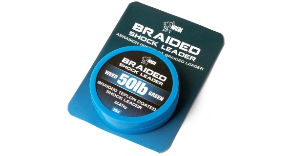 NASH - Šoková šnúra Braided Shock Leader 50 lb 25 m