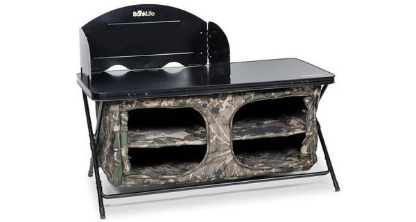 NASH - Stolík Bank Life Cook Station Camo