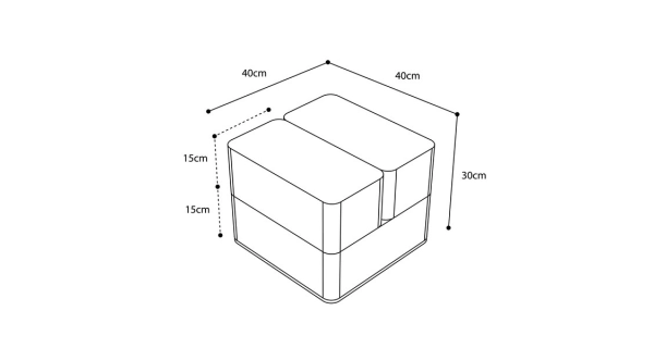 NASH - Taška Subterfuge Cube Carryall 50 l