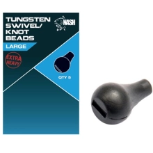 NASH - Ťažké korálky Tungsten Swivel and Knot Bead Large 5 ks