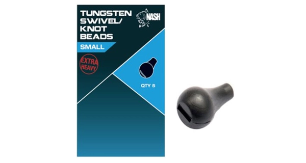 NASH - Ťažké korálky Tungsten Swivel and Knot Bead Small 5 ks