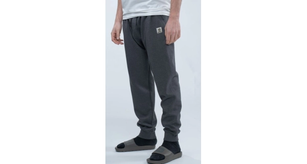 NASH - Tepláky Make It Happen Badge Joggers Grey Marl veľ. M