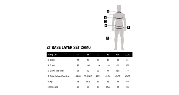NASH - Termo súprava Zero Tolerancia Base Layer Set Camo veľ. L