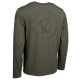 NASH - Tričko Make It Happen Carp Logo Long Sleeve T-Shirt Green veľ. 3XL