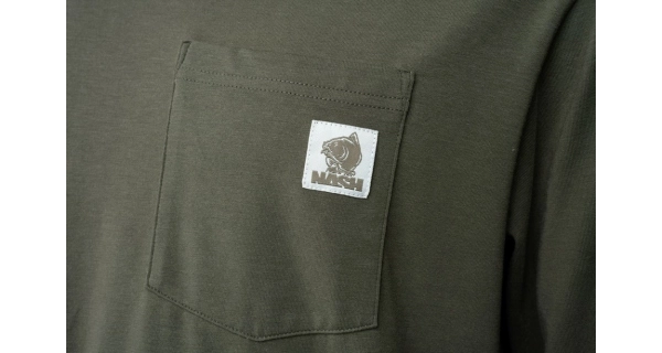 NASH - Tričko Make It Happen Carp Logo Long Sleeve T-Shirt Green veľ. L