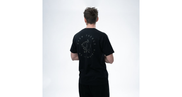 NASH - Tričko Make It Happen Carp Logo T-Shirt Black veľ. M