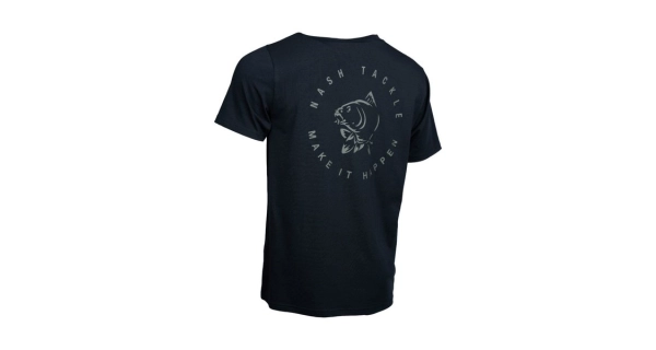 NASH - Tričko Make It Happen Carp Logo T-Shirt Black veľ. XL