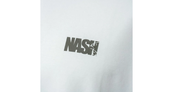 NASH - Tričko Make It Happen Carp Logo T-Shirt Ecru veľ. 2XL