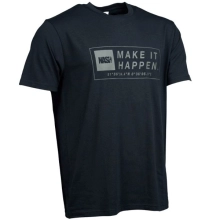 NASH - Tričko Make It Happen Coordinates T-Shirt Black veľ. XL