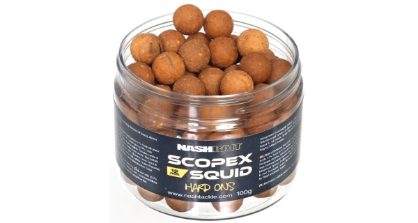NASH - Tvrdené Boilie Scopex Squid Hard Ons 20 mm 125 g