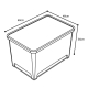 NASH - Úložný Box Bank Life Stackel Storage Box Large 66 l