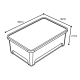 NASH - Úložný Box Bank Life Stackel Storage Box Medium 36 l