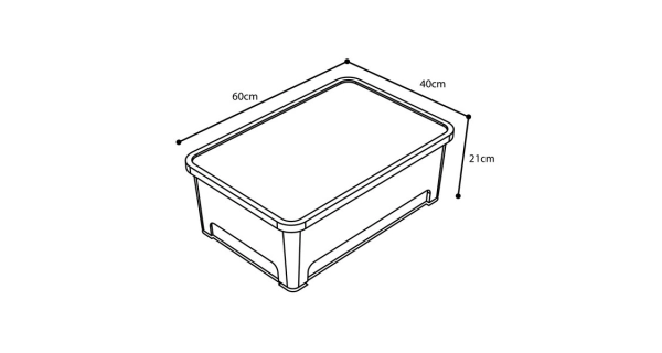 NASH - Úložný Box Bank Life Stackel Storage Box Medium 36 l