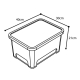 NASH - Úložný Box Bank Life Stackel Storage Box Small 16 l