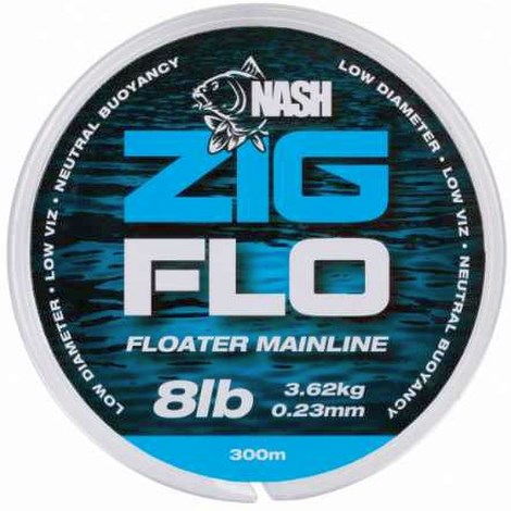 NASH - Vlasec NXT Zig Flo 0,23 mm 3,6 kg 300 m