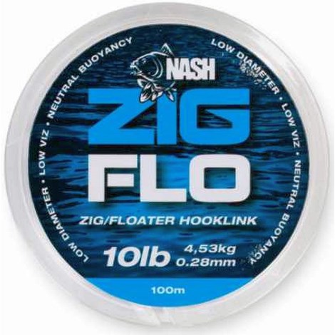 NASH - Vlasec NXT Zig Flo 0,28 mm 4,5 kg 100 m