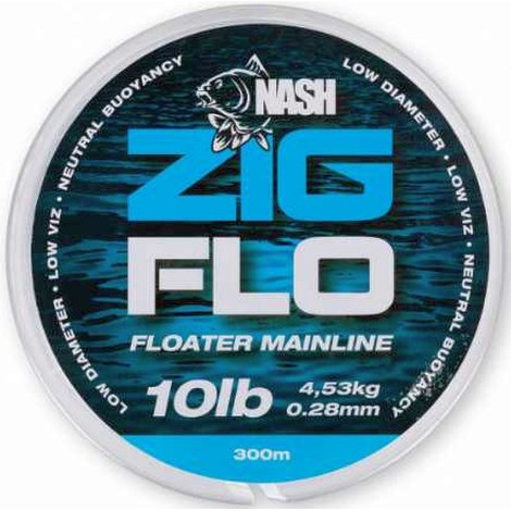 NASH - Vlasec NXT Zig Flo 0,28 mm 4,5 kg 300 m