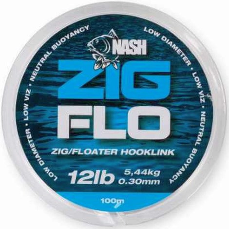 NASH - Vlasec NXT Zig Flo 0,30 mm 5,4 kg 100 m
