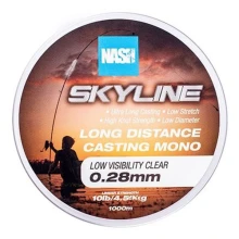 NASH - Vlasec Skyline Mono Low Visibility Clear 1000 m 0,28 mm 4,5 kg