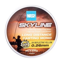 NASH - Vlasec Skyline Mono UV Yellow 1000 m 0,26 mm 3,62 kg