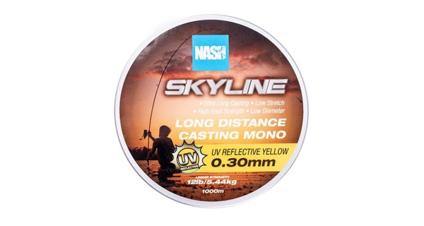NASH - Vlasec Skyline Mono UV Yellow 1000 m 0,30 mm 5,44 kg