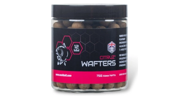 NASH - Vyvážené boilies Citruz Wafters 12 mm 75 g