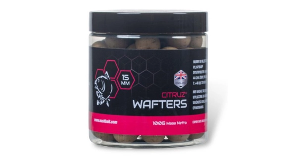 NASH - Vyvážené boilies Citruz Wafters 15 mm 100 g