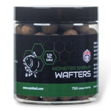 NASH - Vyvážené boilies Monster Shrimp Wafters 12 mm 75 g
