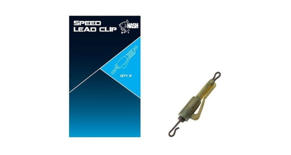 NASH - Záveska Speed Lead Clip Camouflage Green