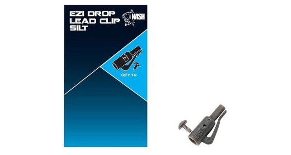 NASH - Závesky Ezi Drop Lead Clip Silt