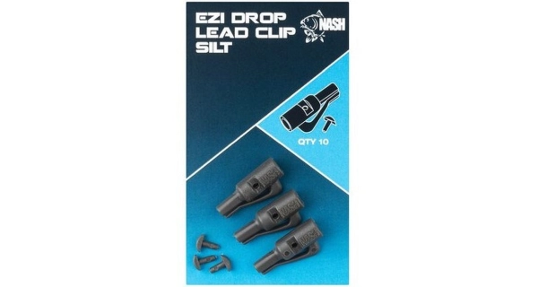 NASH - Závesky Ezi Drop Lead Clip Silt