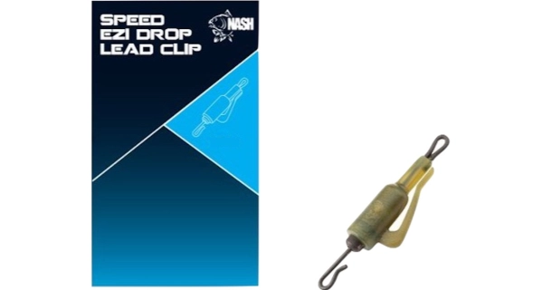 NASH - Závesky Speed Ezi Drop Lead Clip Silt 10 ks