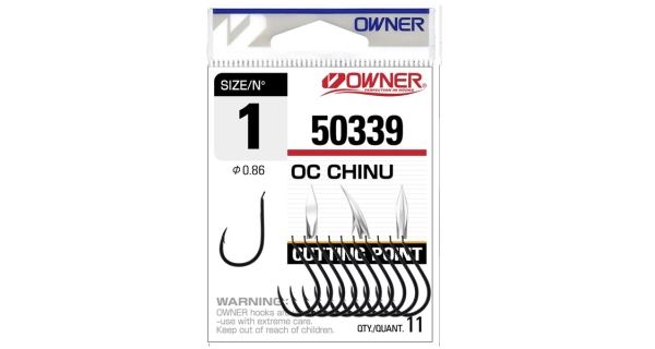 OWNER - Háčik s lopatkou + Cutting Point 50339 15 ks veľ. 6
