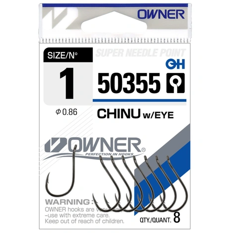 OWNER - Háčik s očkom 50355 veľ. 1/0 7 ks